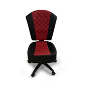 Poker Pro Chair - Black & Red, CHA-005